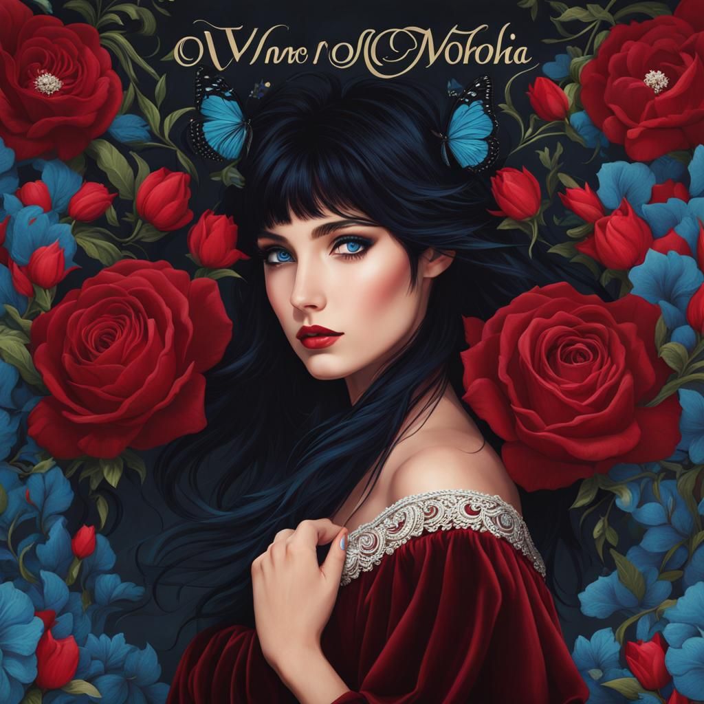 Romantic Book Cover: Woman in Love