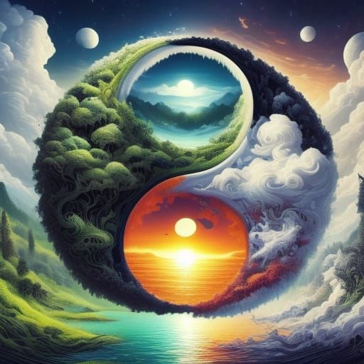 Yin-Yang: Jungle Sun Meets Celestial Ocean