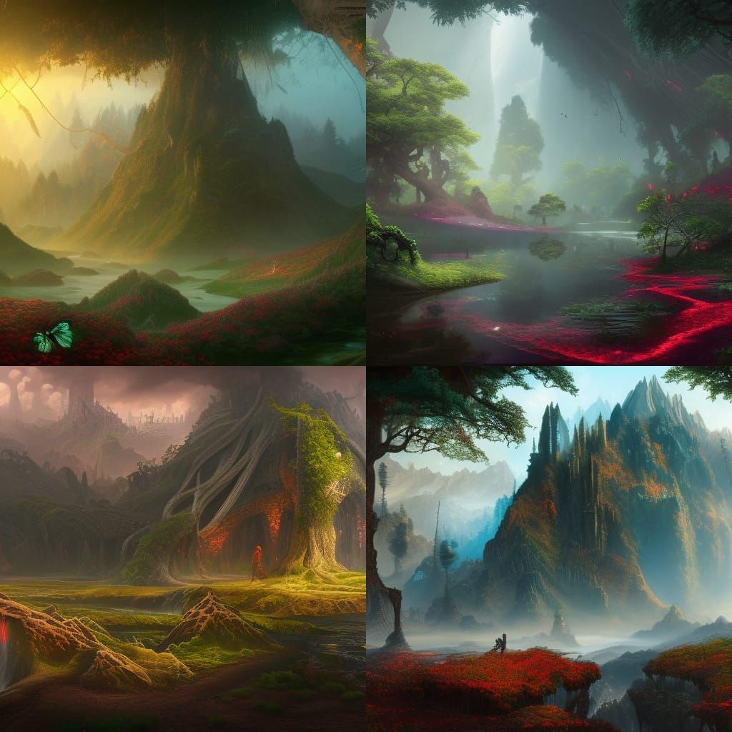 Technology Apologizing to Nature: Detailed Matte Painting