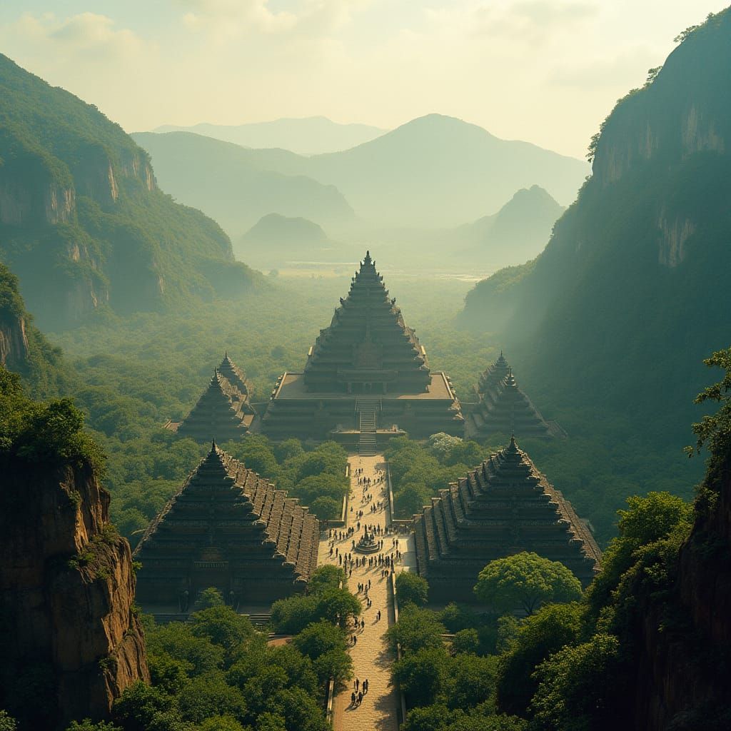 Ancient Lanka Kingdom in Epic Regalia