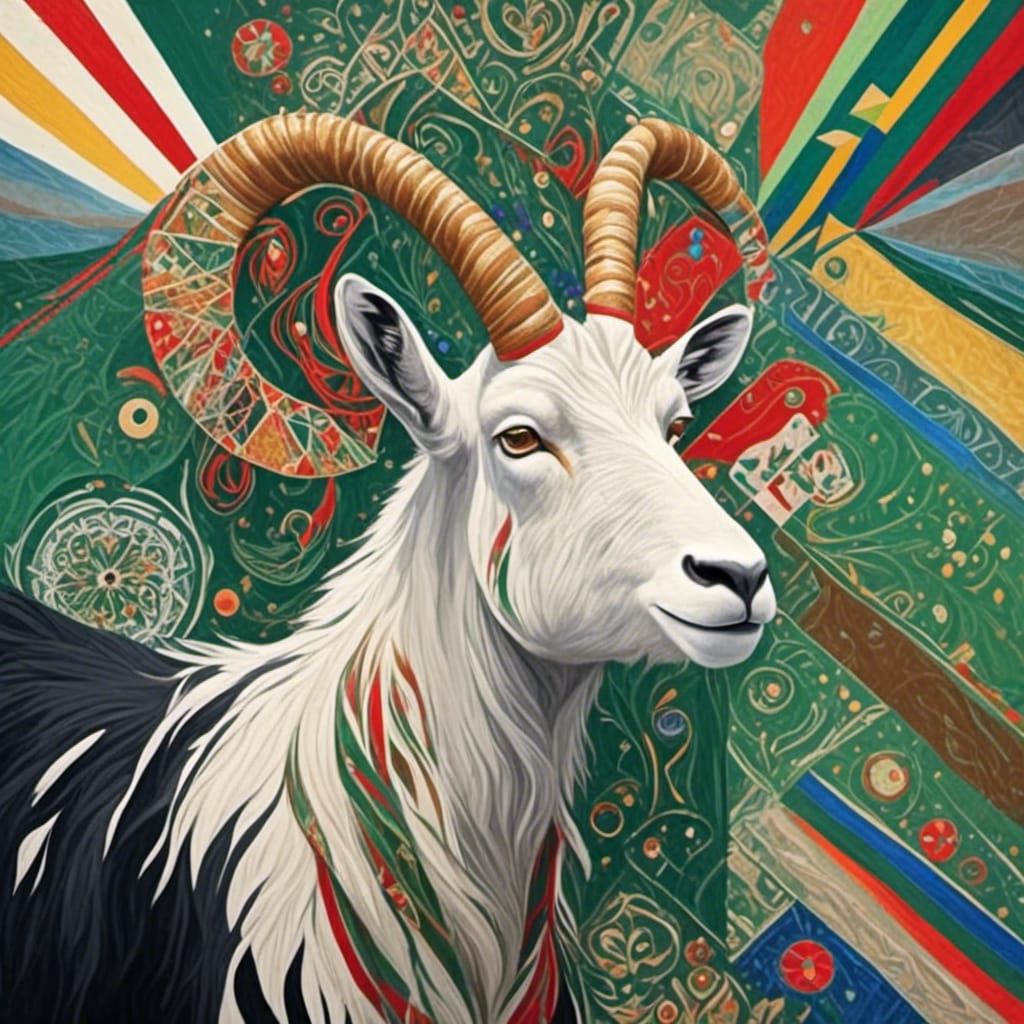 Mountain Goat Generated by AI