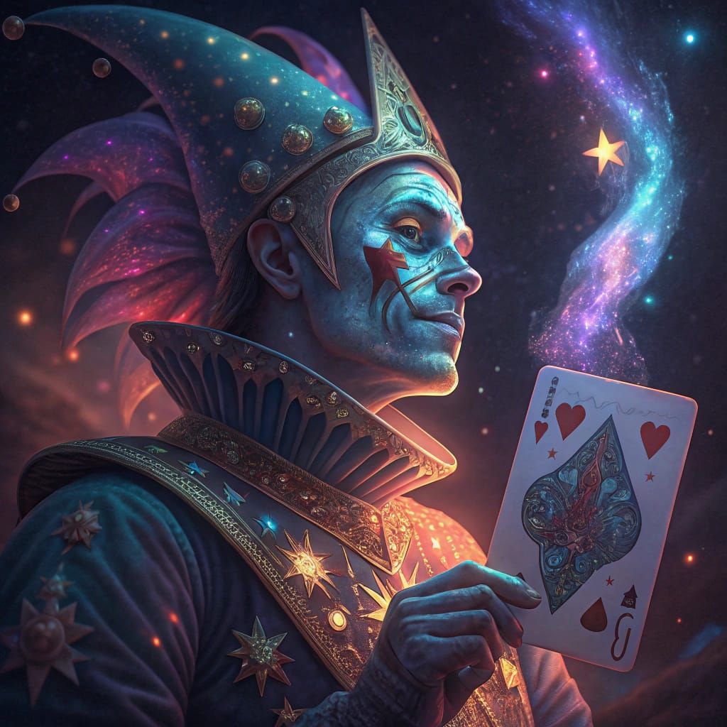 Holographic Jester Emerges From Cosmic Playing Card