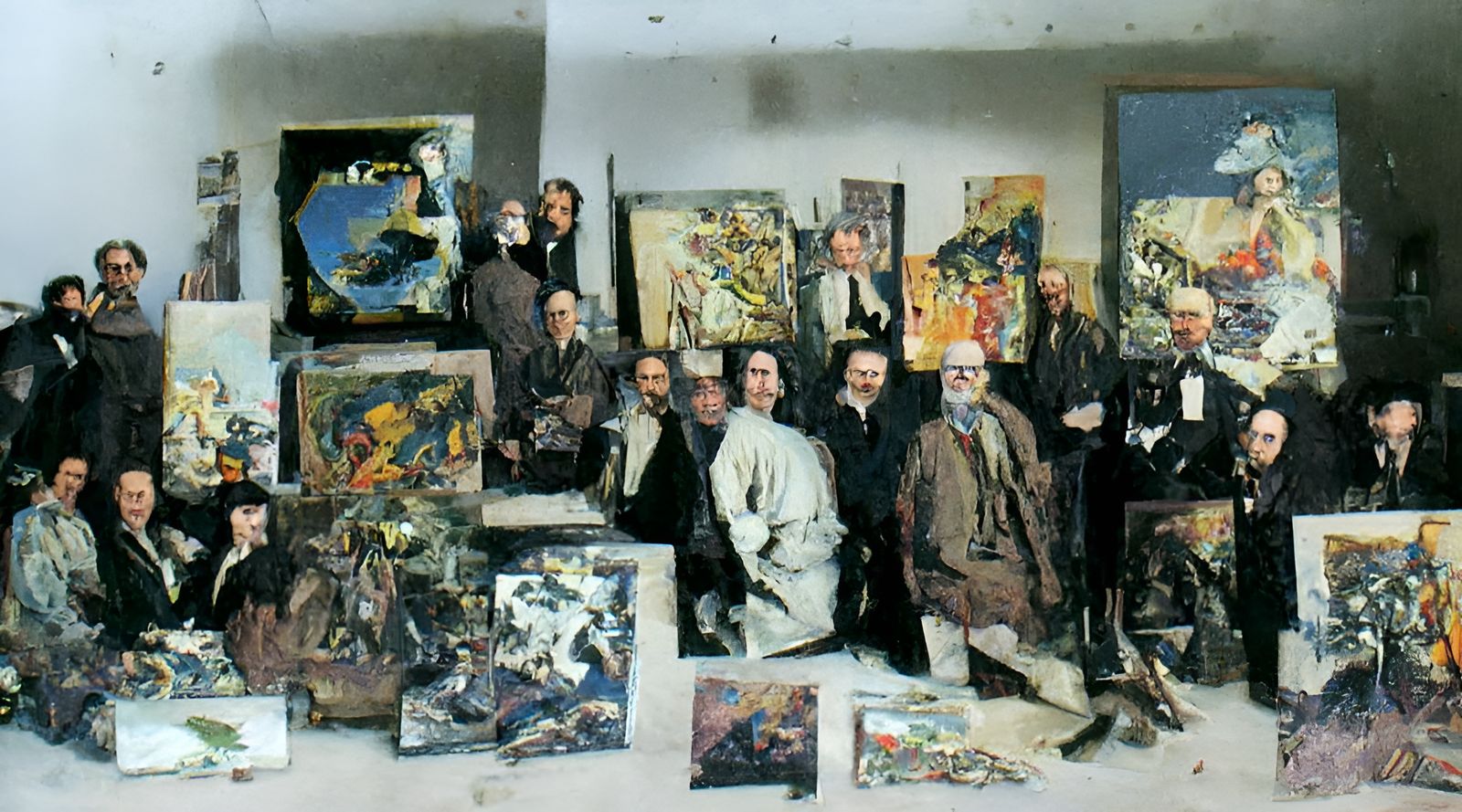 Time Travelers' Art Movement Group Photo