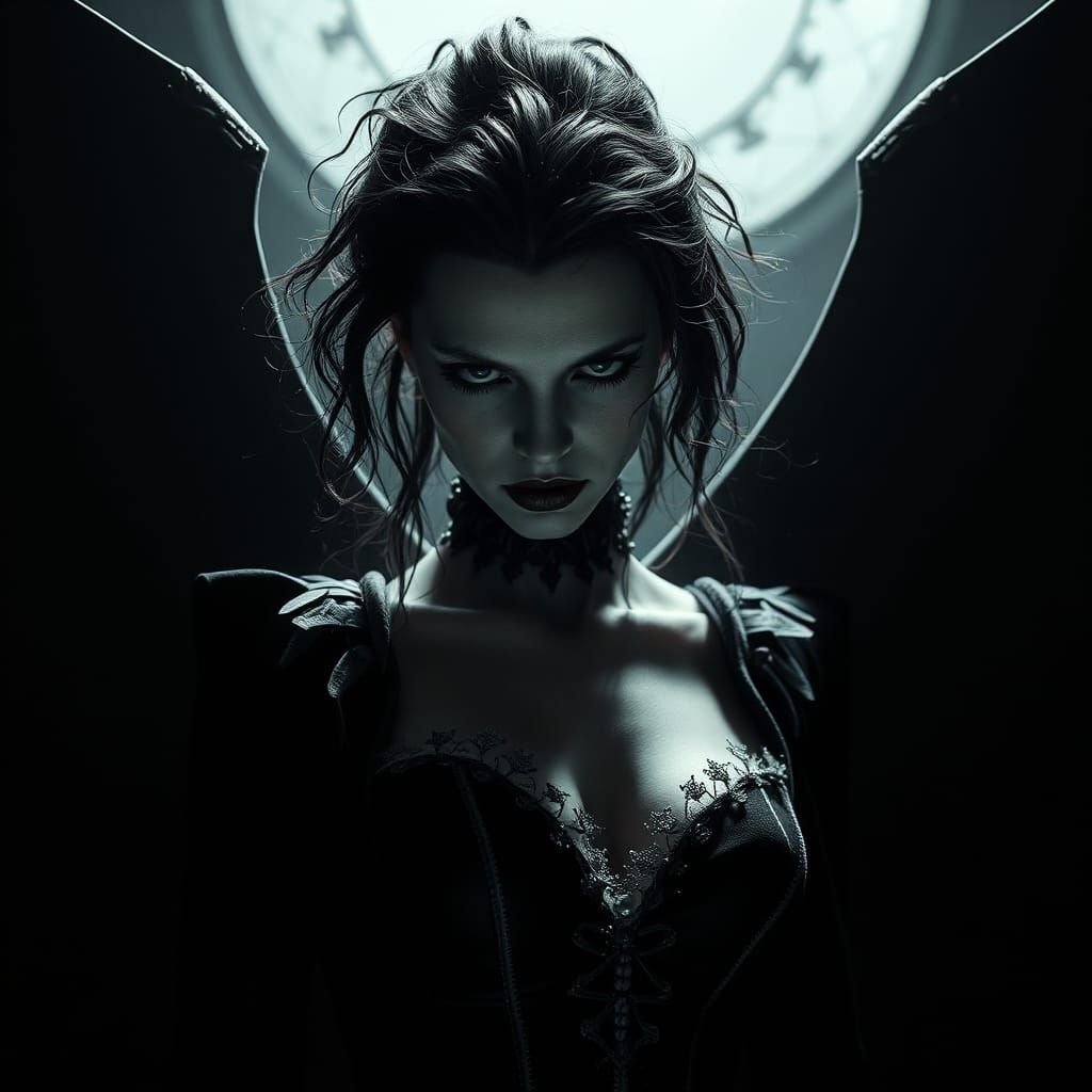 Dark Snow White in Biomechanical Nightmare