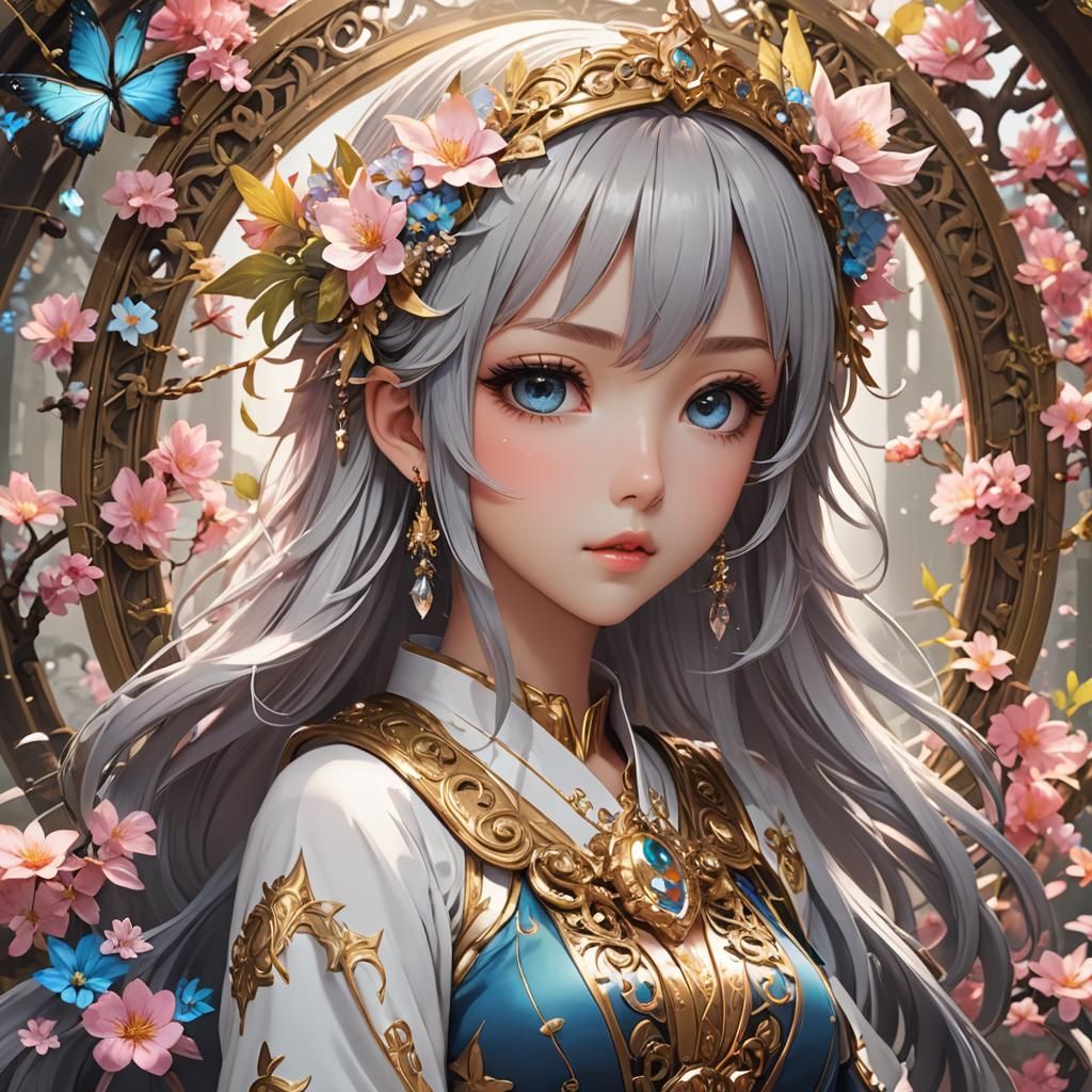 Kawaii Anime Princess Concept Art