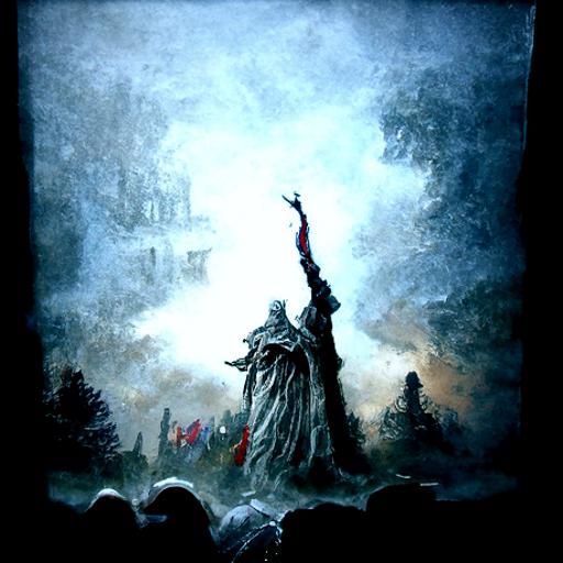 Apocalyptic Revolution in Hyperdetailed Ethereal Fantasy Sty...