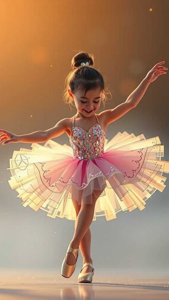 a adorable little ballerina