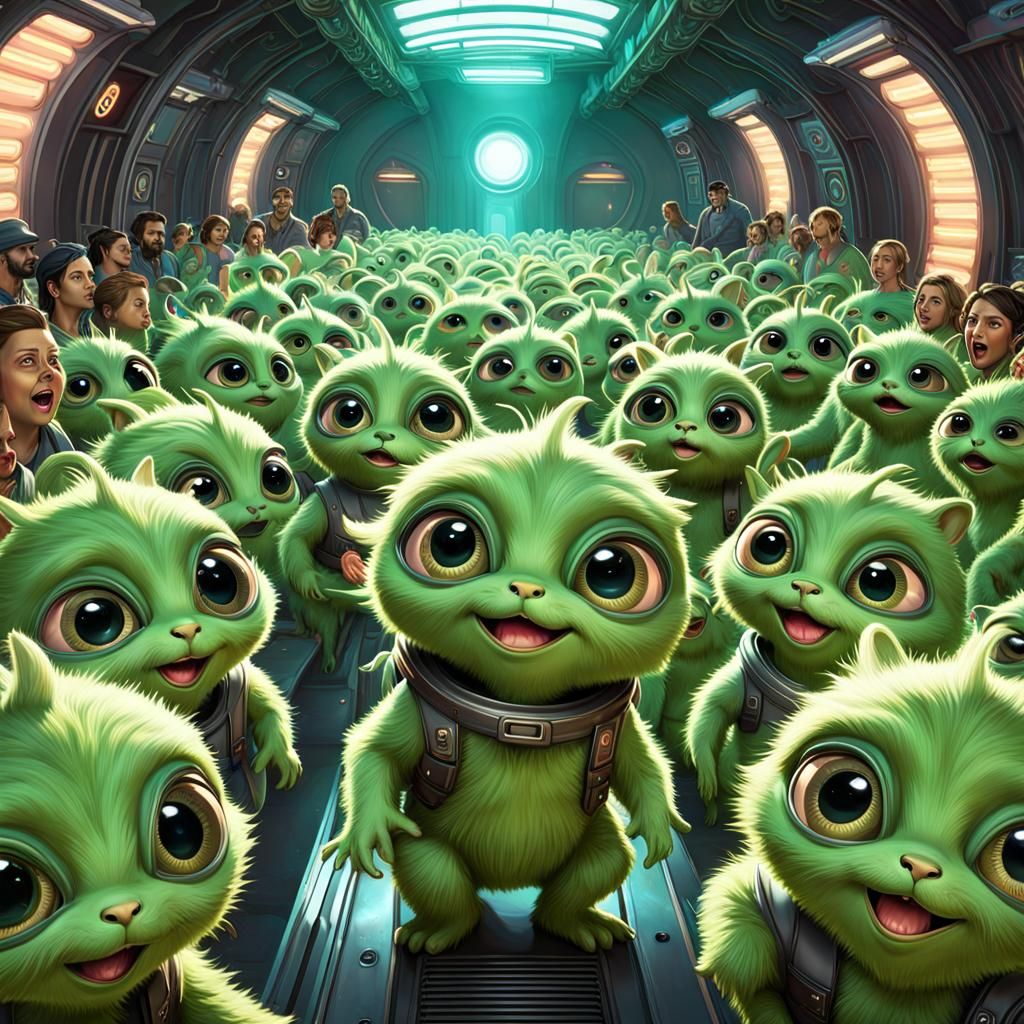 Planet earth is about to receive its first intake of Martian refugees, famed for their googly eyes