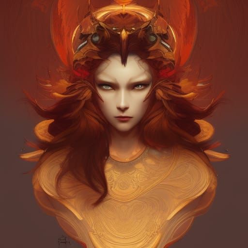 Detailed Portrait of Kitsune King in Unreal Engine