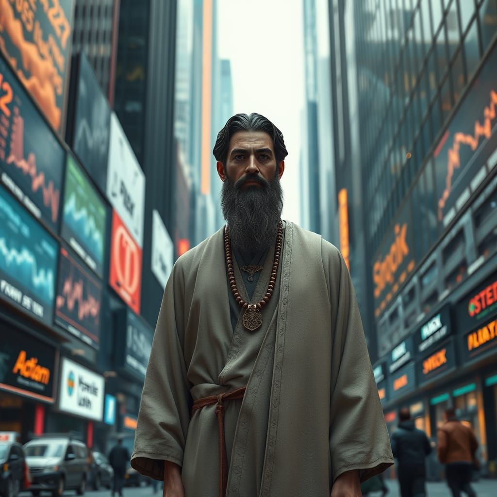 Solomon in Modern City: Epic 3D Game Cinematic