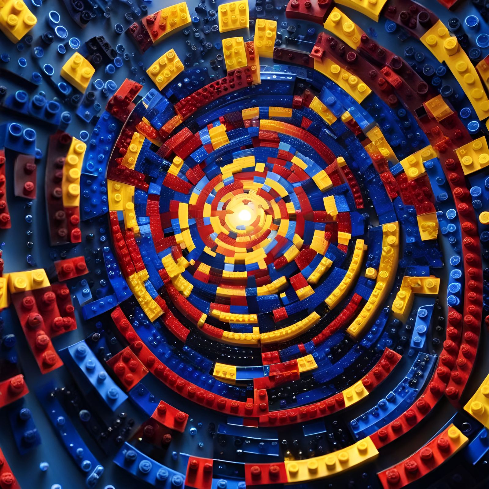 Lego Galaxy: A Cosmic Construction