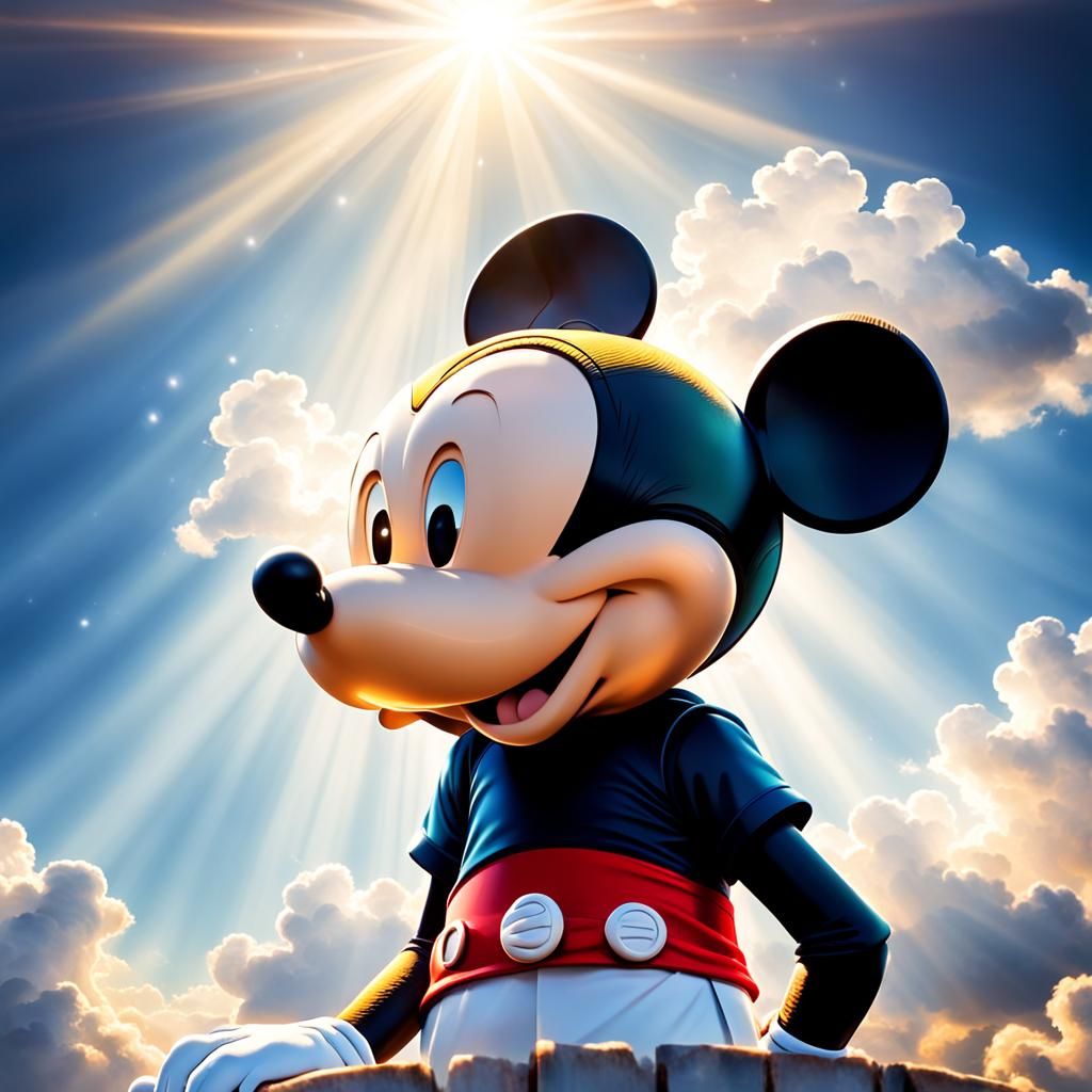 Mickey Mouse in Divine Sunshine
