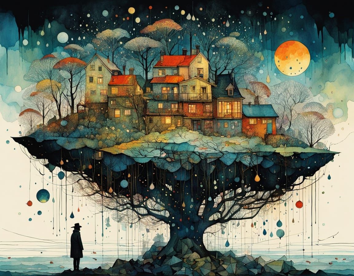 Spring Bloom over a the remains of Winter