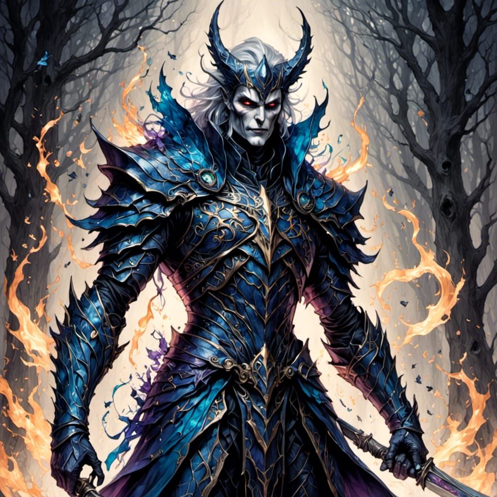 Detailed Technical Sketch with Hard Lines