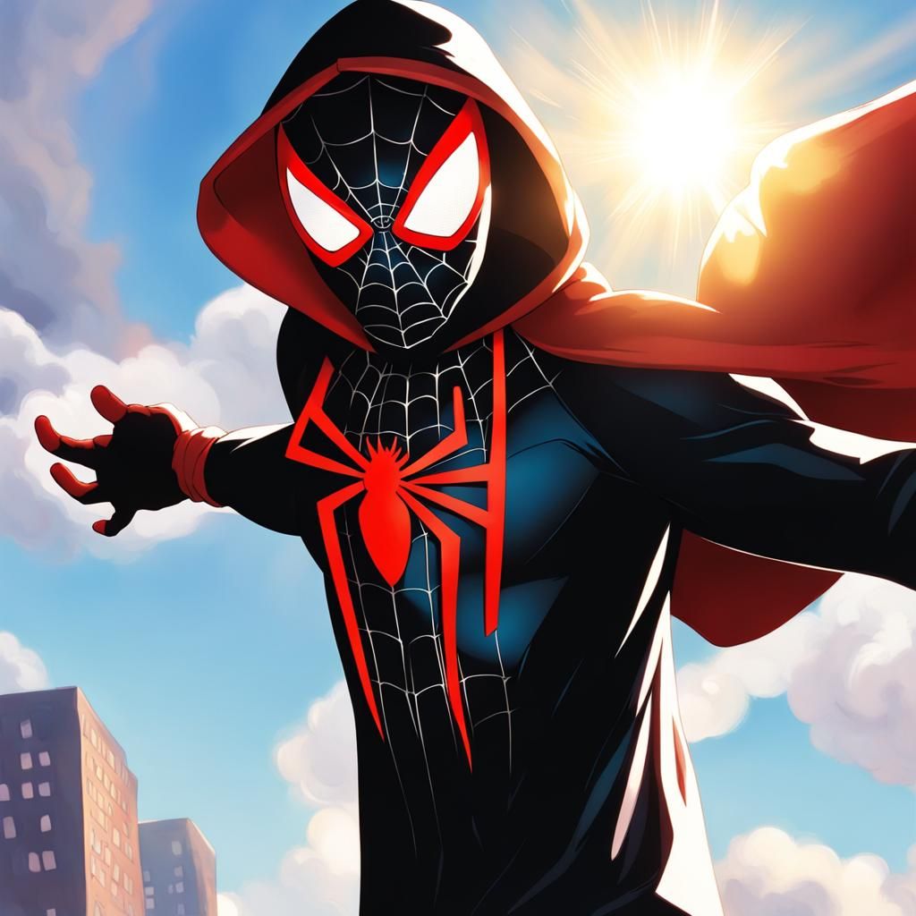 Spider-Man Miles Morales in Divine Light