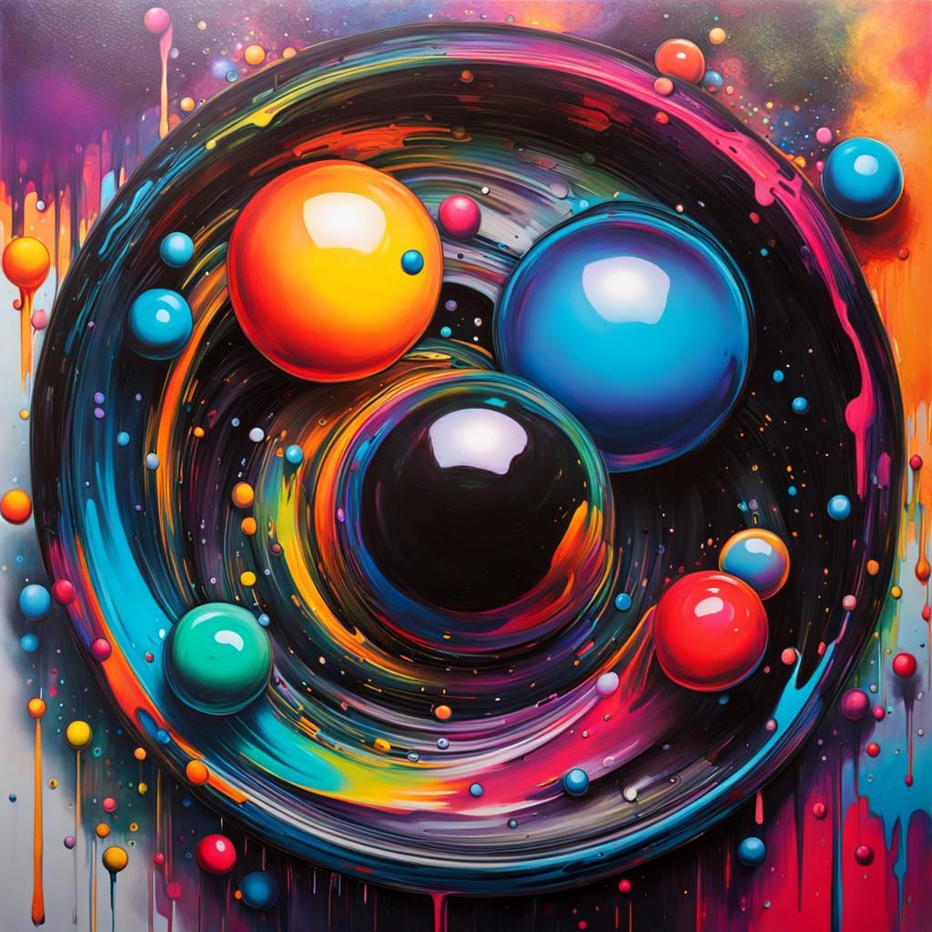 Modified Newtonian Dynamics as Graffiti Street Art