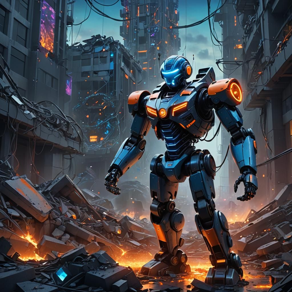 Siri in Ruins: A Dystopian Sci-Fi Concept