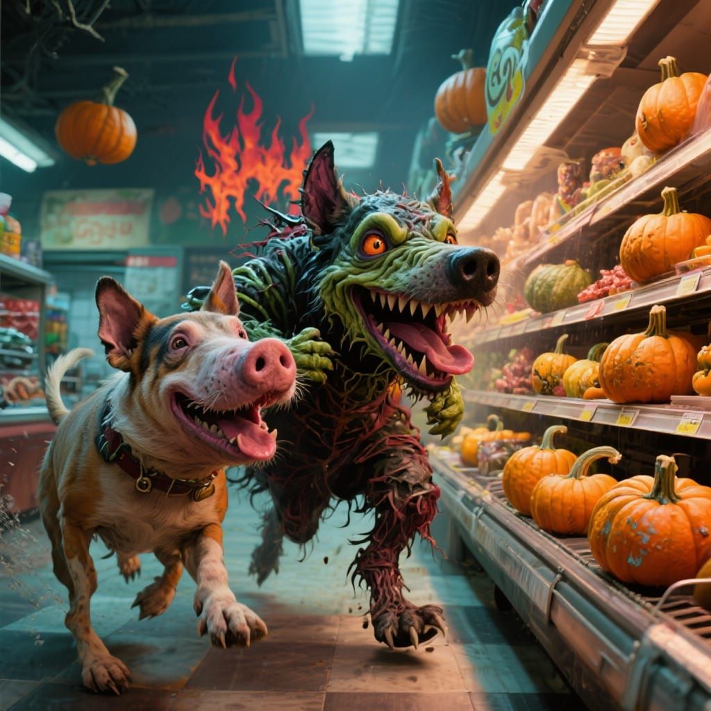 Surreal Deli Rampage by Hellish Dog and Hog