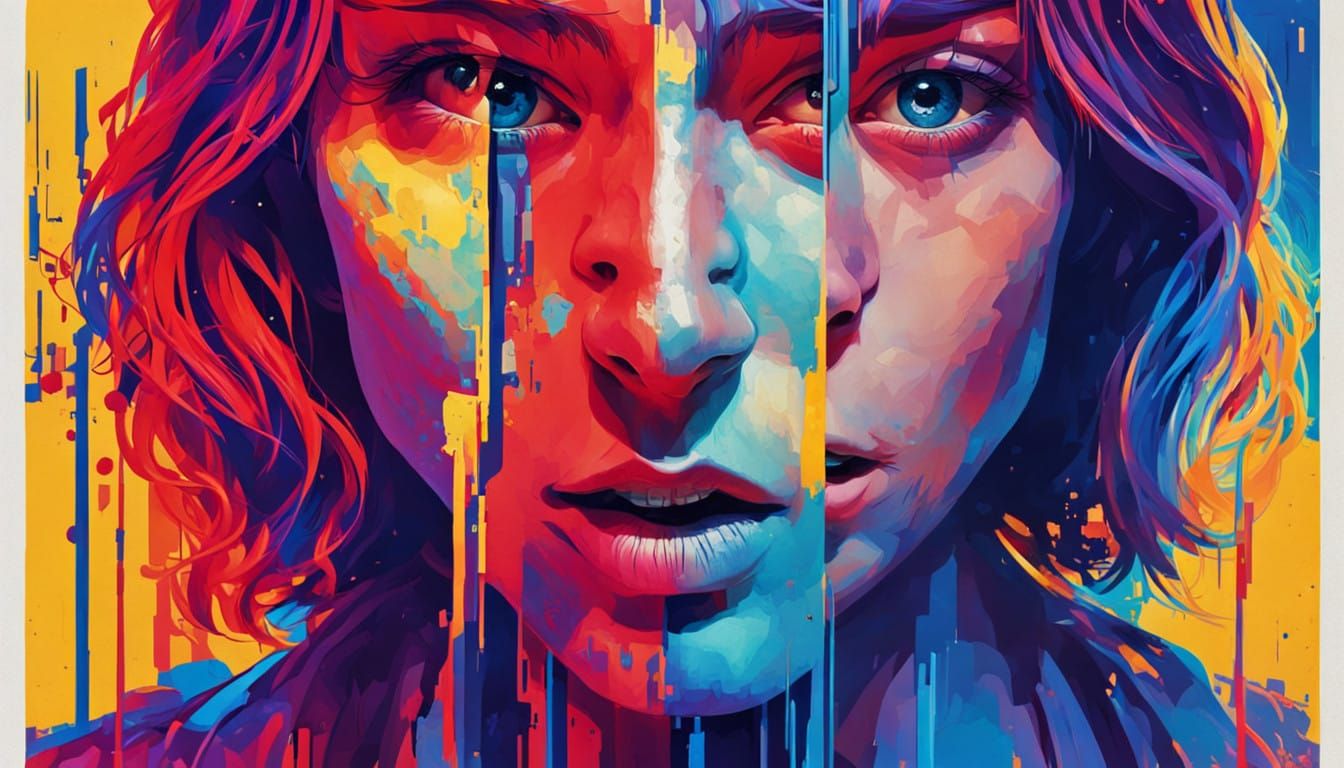 Dreamlike Portraits in Vibrant Colors