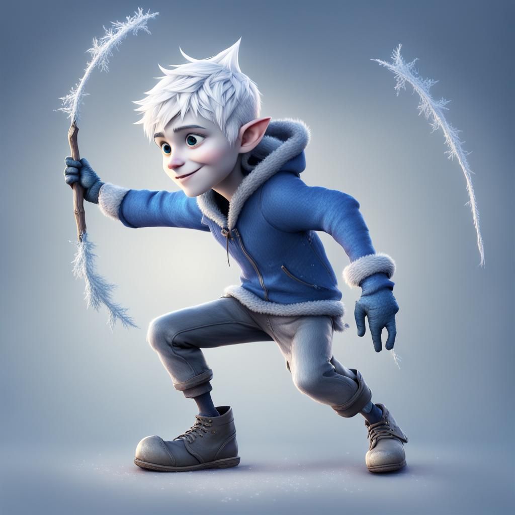 Jack Frost: 3D Digital Art Reimagining