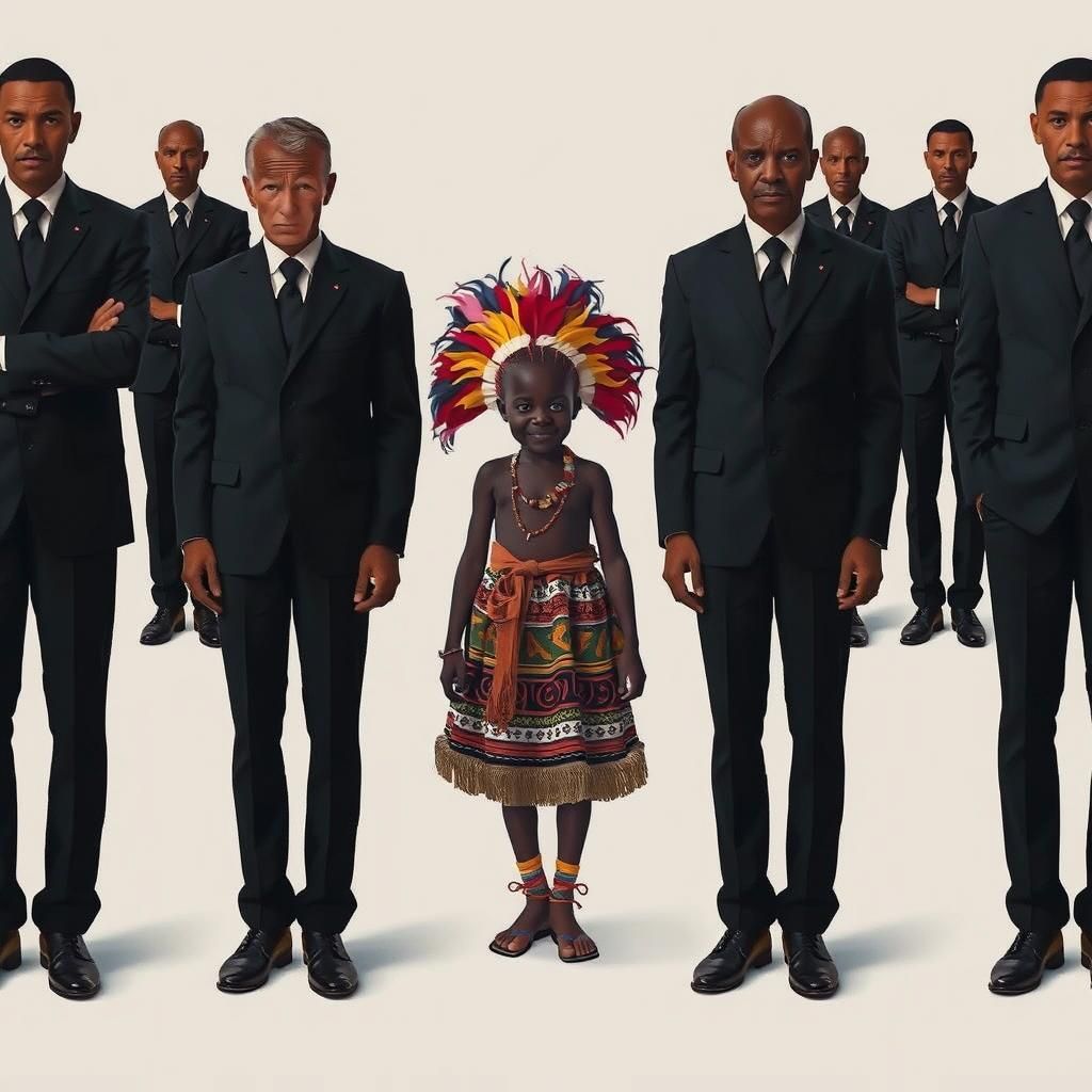 Contrast: Tribal Costume and Dark Suits in Surrealism