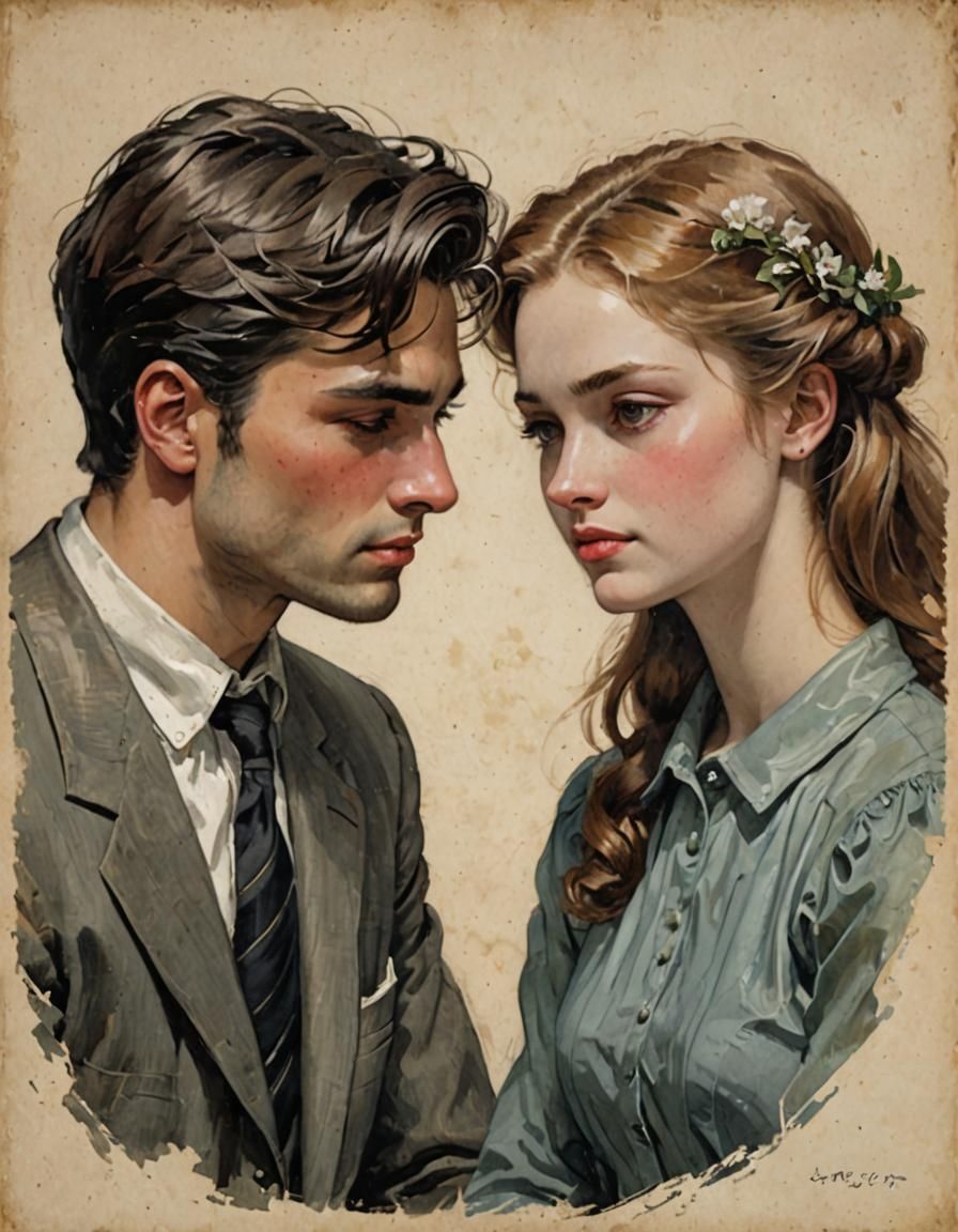 Young Man's Thoughts of a Lady