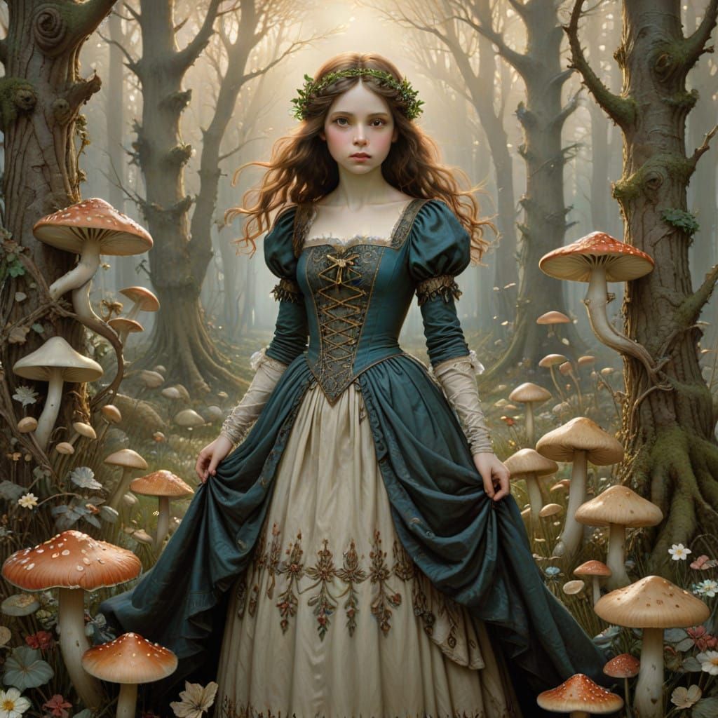 Whimsical Victorian Christmas in Wonderland