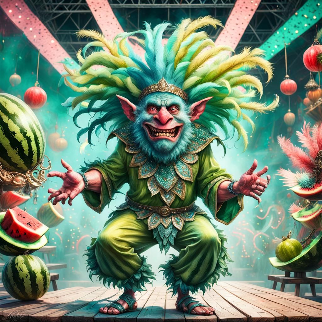 a curly-haired man troll 😂