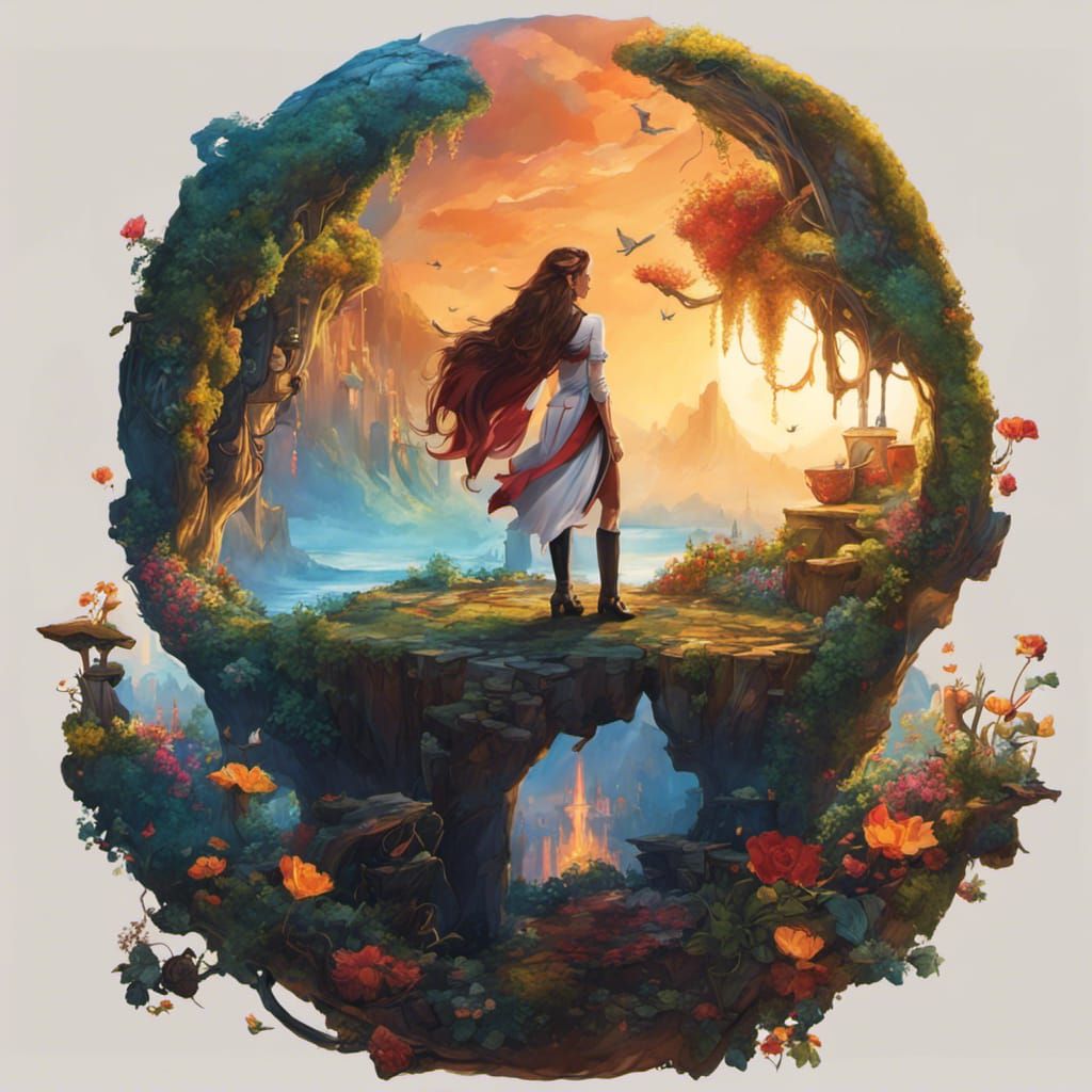 Elven Fortune Teller in Medieval Tavern