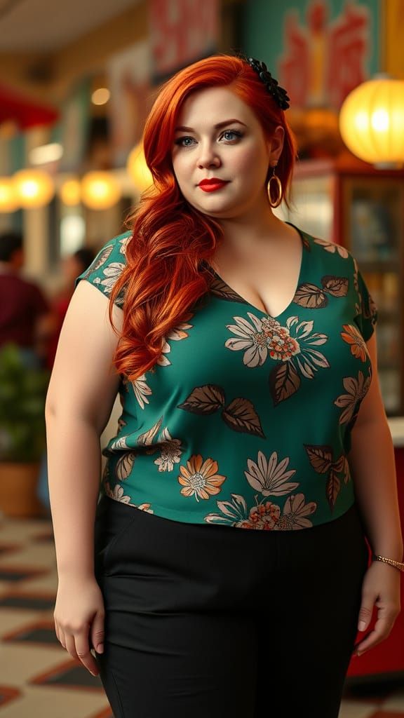 Jennifer Lawrence in Cinematic Film Still with Vibrant Color...