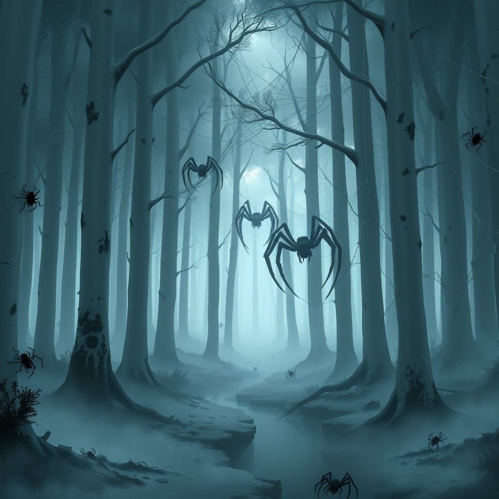 Whispers in the Endless White Forest