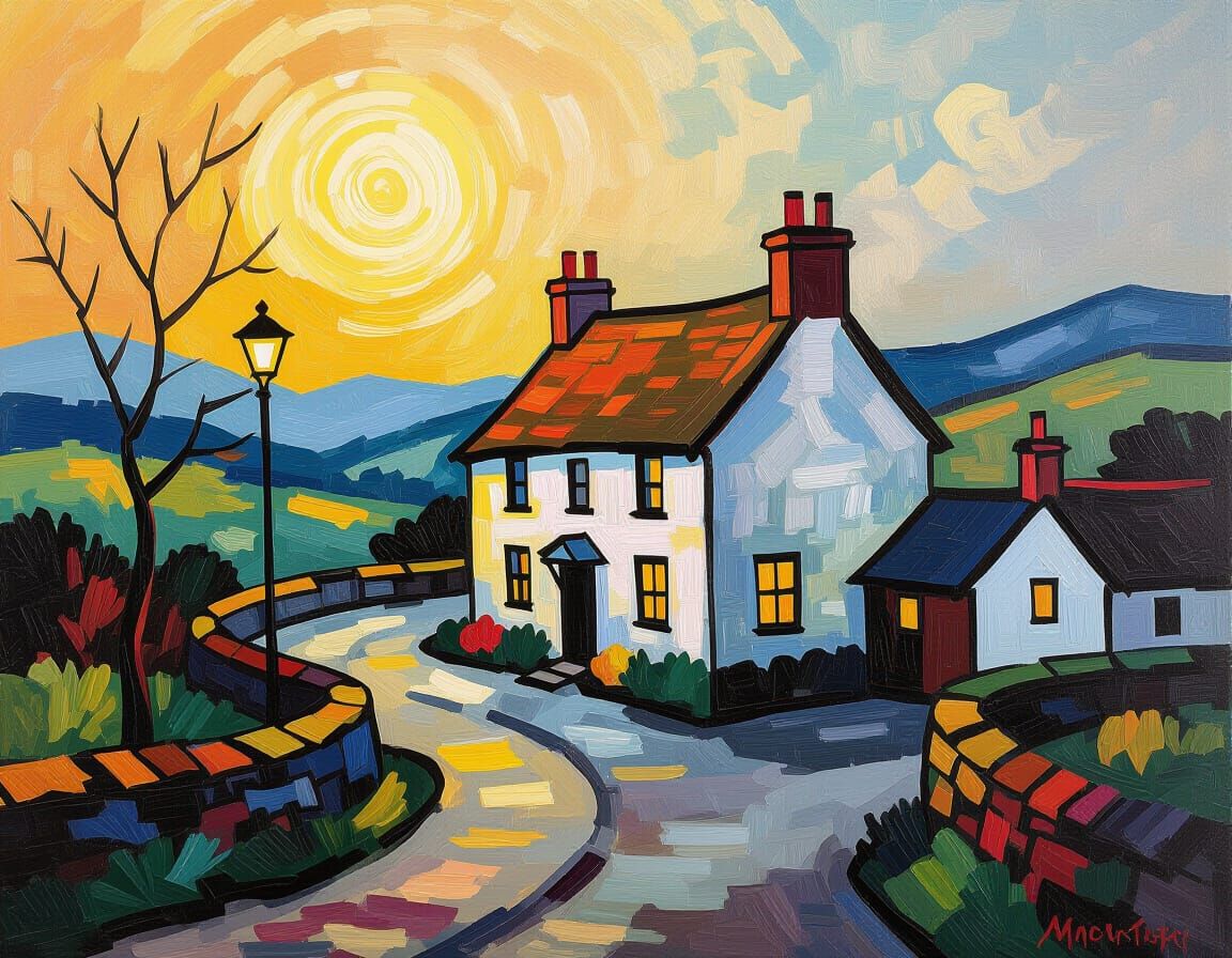 Jamaica Inn: A Dreamlike Impasto Painting