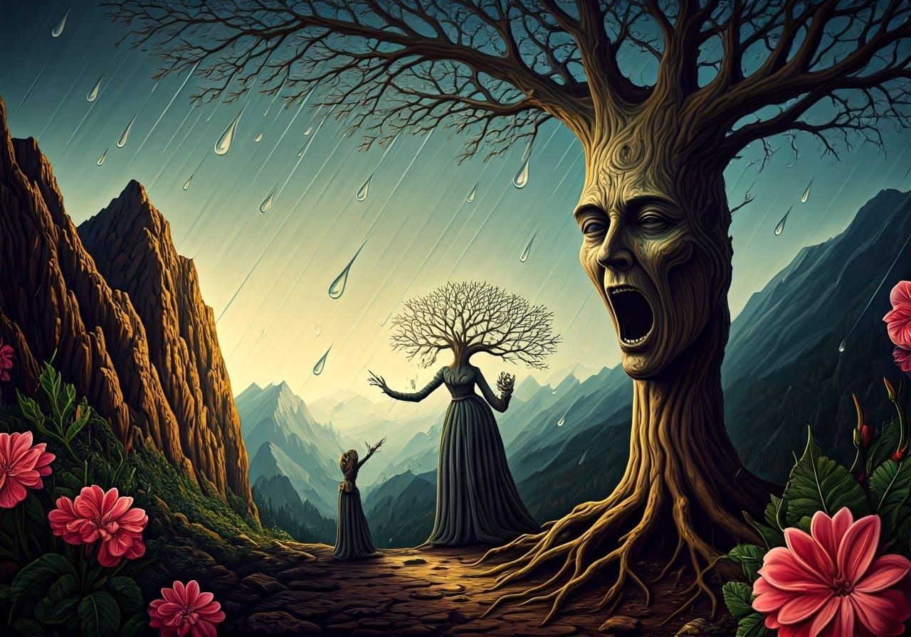 Musical Raindrops Fall on a Family of Trees