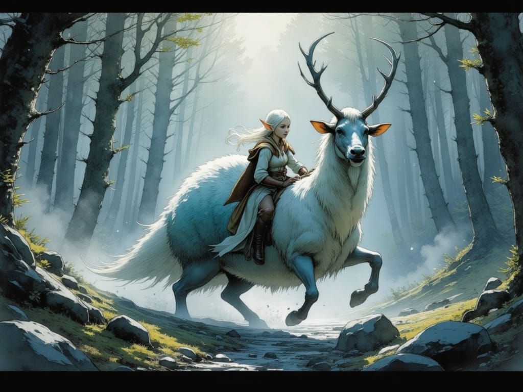 <lora:Nivis:1.0> fantasy scene :: Embark on a visual journey...