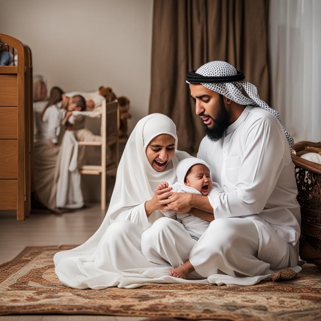 Sorrow and Innocence: A Scene of Grief