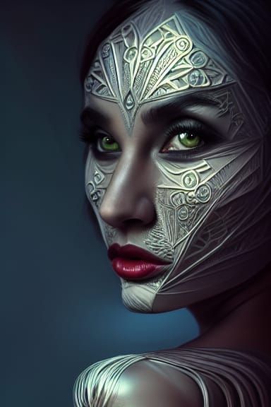 Regal Scholar in Dark Academia Style