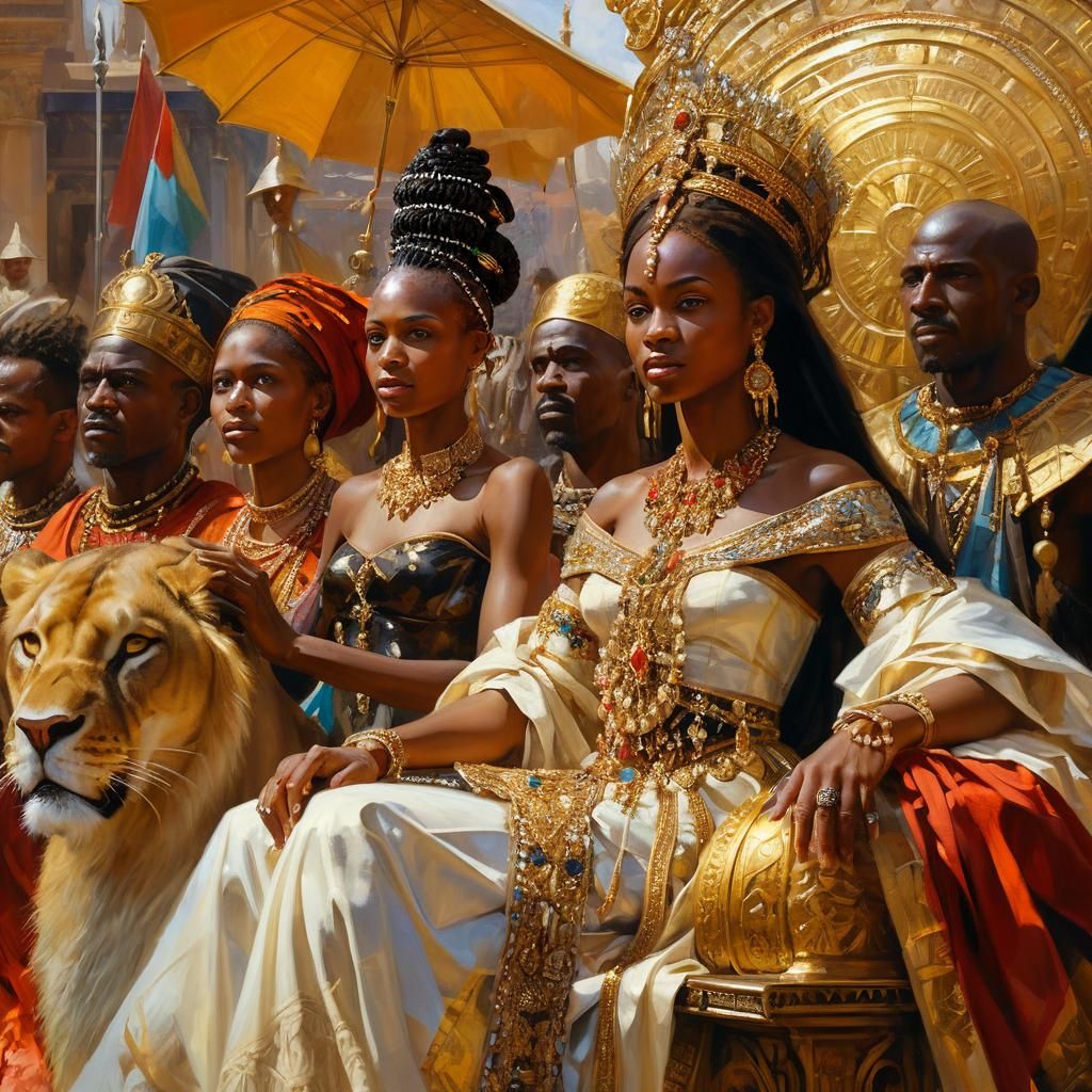 Magical African Queen Amina's Royal Procession