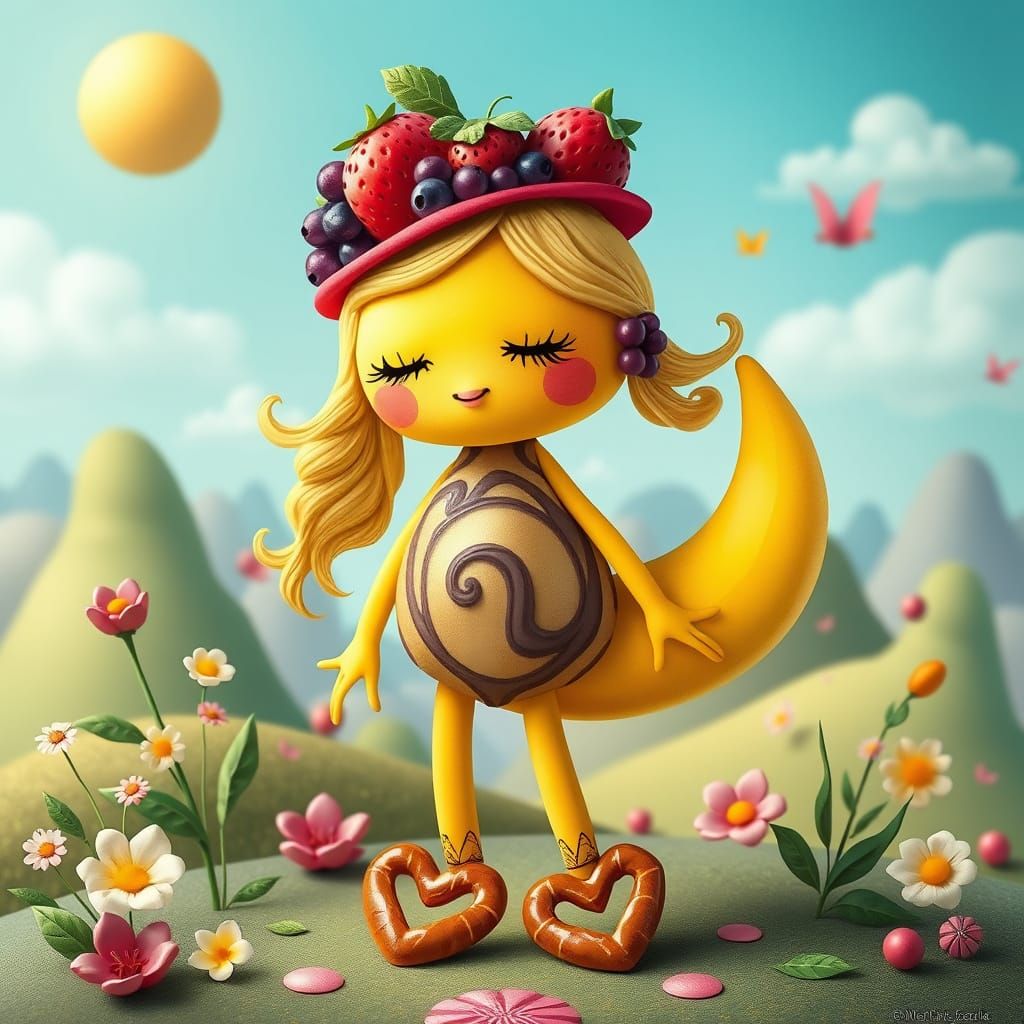 Surreal Whimsy in Fantastical Landscapes with Vibrant Color ...