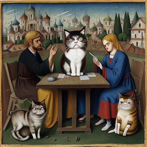 Grumpy Cat Breaks Medical System: Expressionist Painting