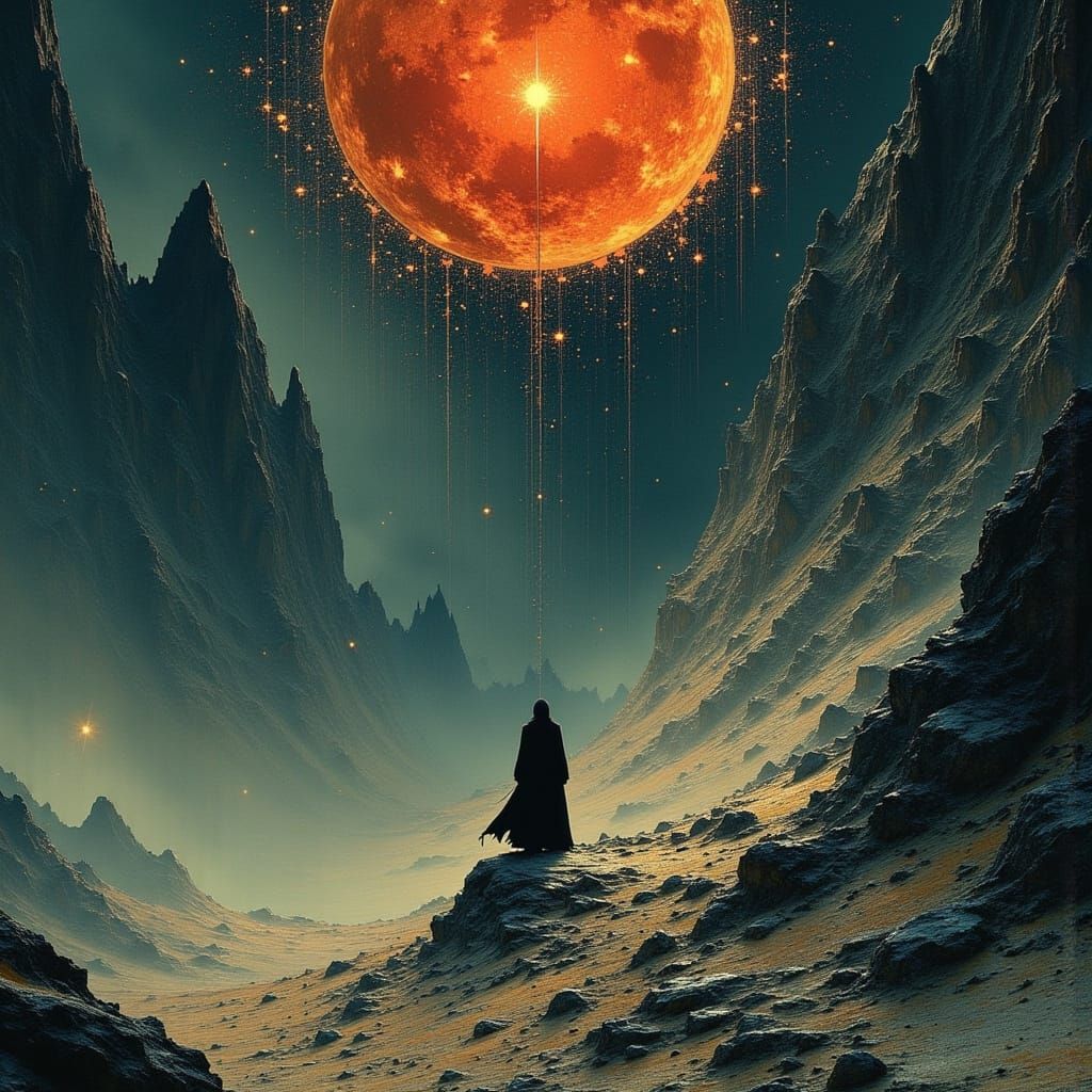 Basalt Warrior in Dark Fantasy Style