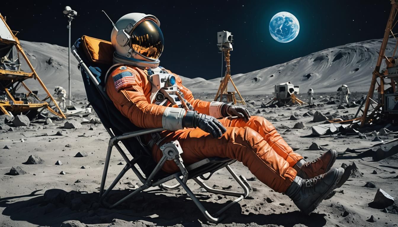 Astronaut Watches Earth's Destruction in Sci-Fi Apocalypse