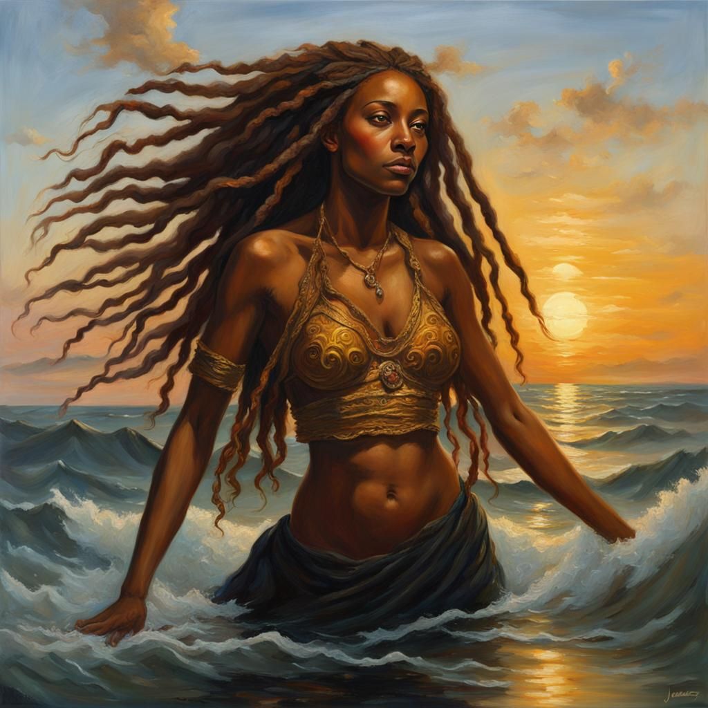 Black Sea Maiden in Renaissance Style