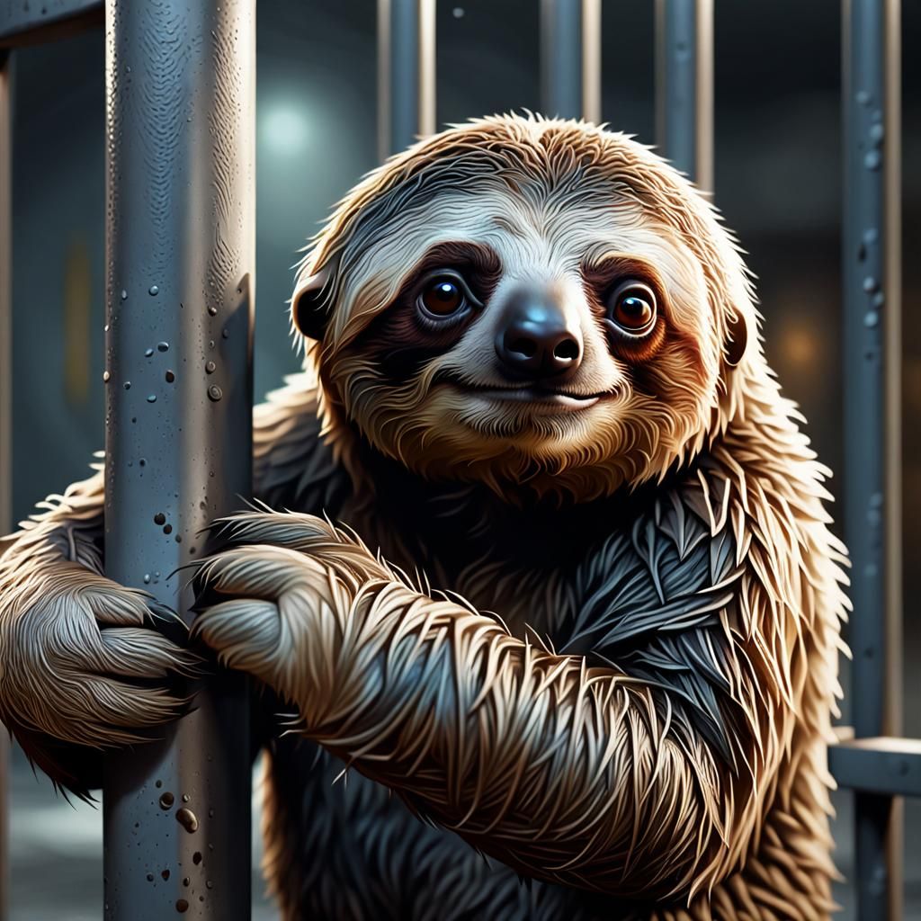 Sloth in jail?