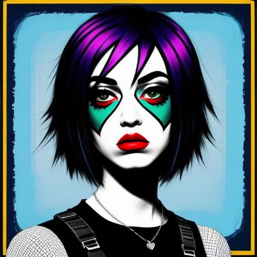 Emo pop art