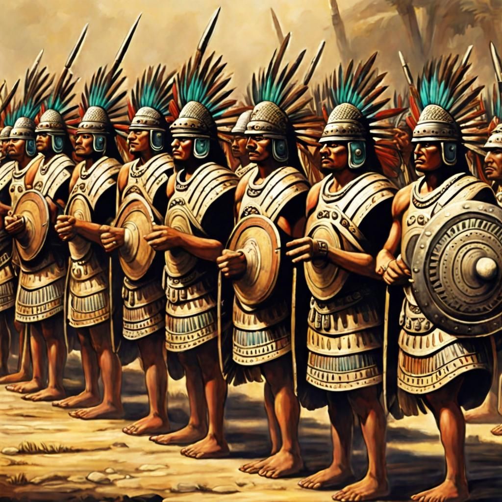 Aztec Phalanx in Classical Age: Detailed Image