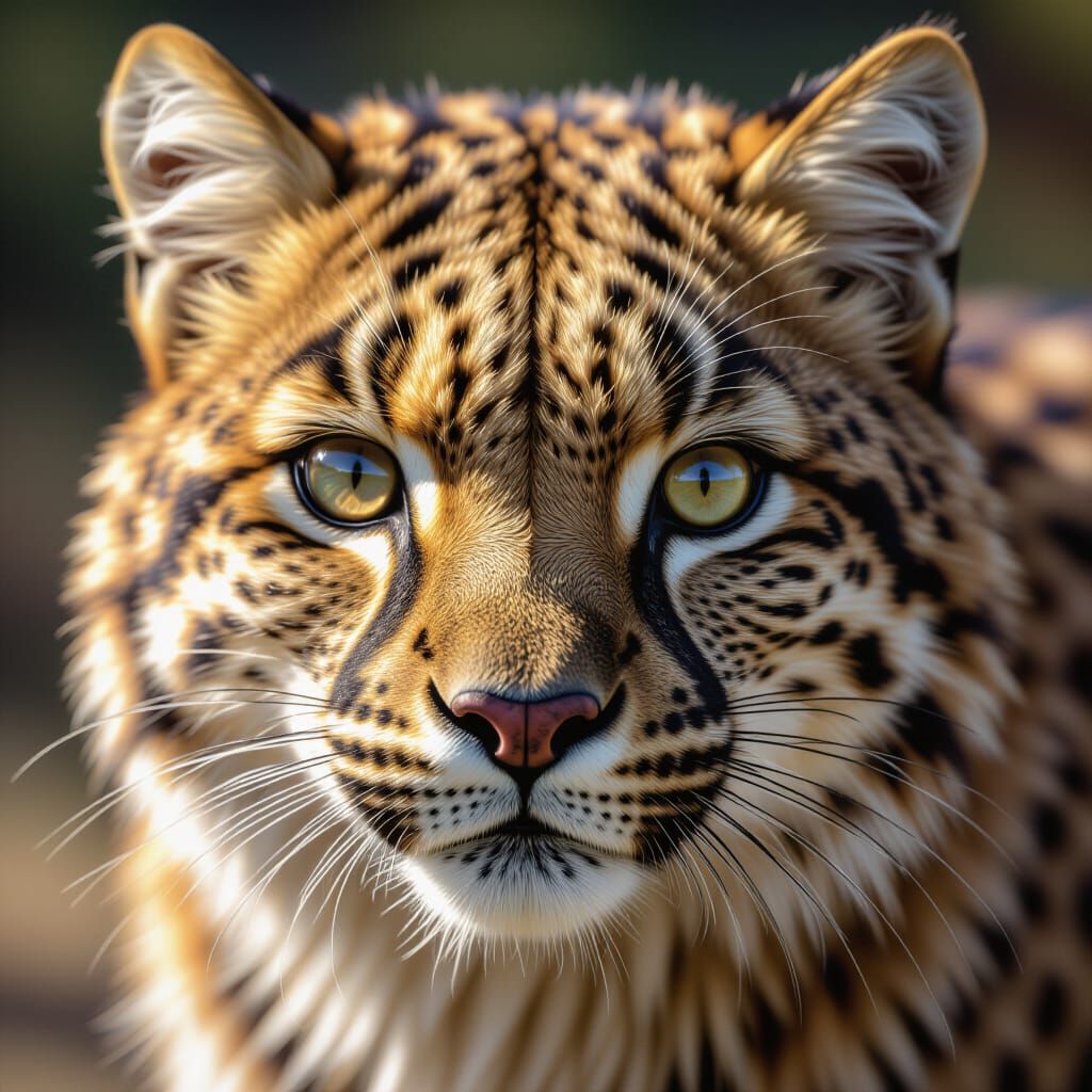 Hyper-Realistic Animal Close-Up: Intricate Textures and Life...