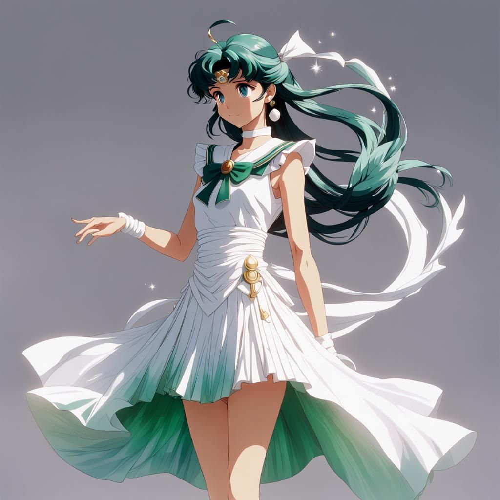 Sailor Pluto (White toga-style dress), Michelangelo, Naoko T...