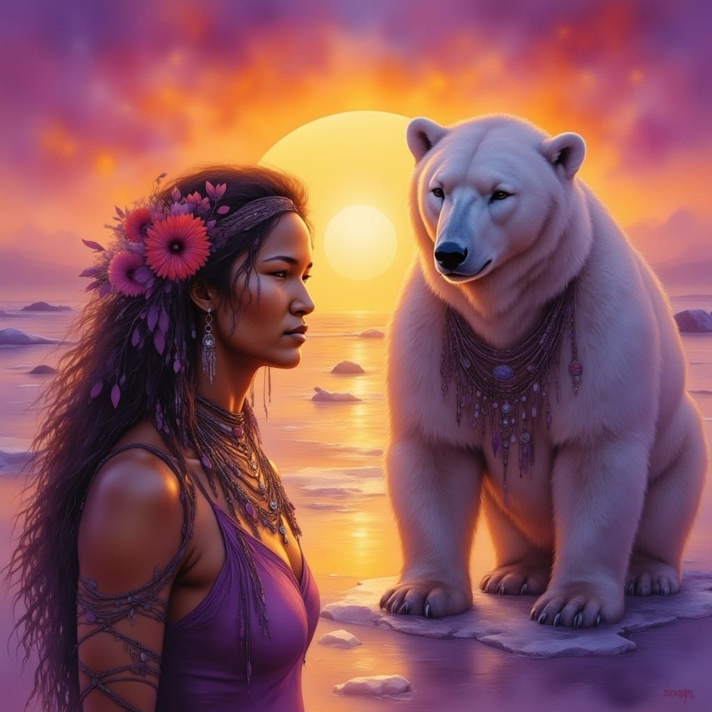 <lora:Native Woman:1.0> <lora:Archetypal Images:1.0> a tanne...