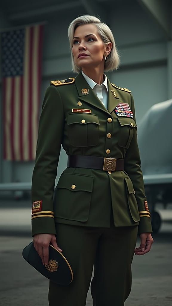 Robin Wright as General Thunderbolt Ross: Hyperrealistic Por...