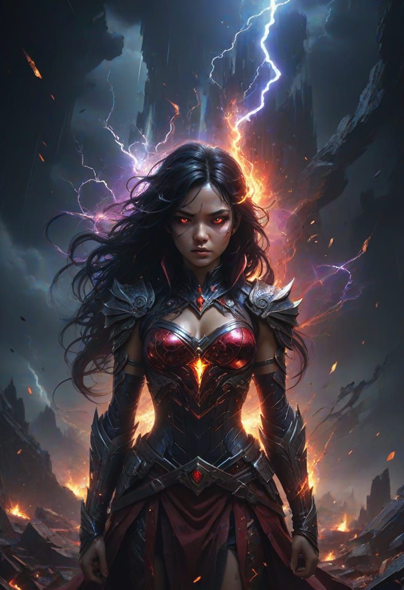 Cosmic Hero Amidst Dimensional Destruction